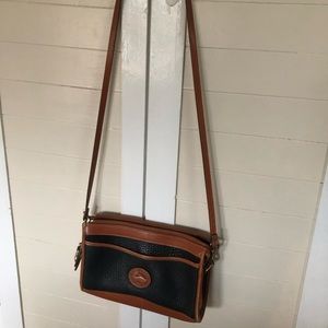 Black and Brown Dooney & Bourke Vintage Cross Body